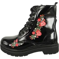 British knights Bottines à lacets 'Blake' rouge / noir