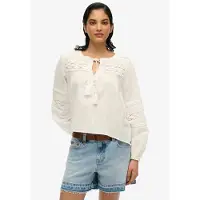 Superdry Chemisier 'Ibiza' blanc cassé