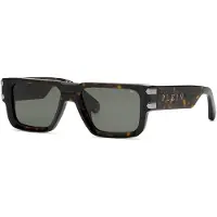 Philipp Plein Spp229-560722 56x18x150 Mm Sunglasses Noir Green/CAT3 Homme