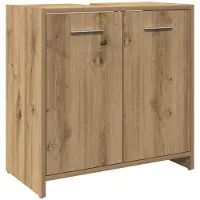 vidaXL Armoire sous lavabo Artisan-Chêne 60x33x60 cm