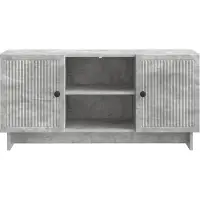 vidaXL Meuble TV 102 x 34,5 x 50 cm, gris béton, aggloméré