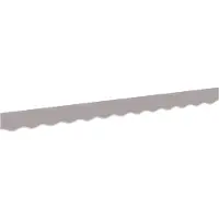 vidaXL , jupe de protection pour marquise, gris clair, 280 x 20 cm, polyester