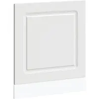 vidaXL Panneau de cache-lave-vaisselle Kalmar, blanc, 60 x 1,5 x 57 cm, aggloméré