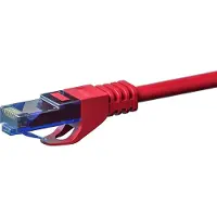 Dsit Câble réseau CAT6a 100% cuivre - U/UTP - 5 mètres - rouge