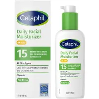 Cetaphil Hydratant facial quotidien sans parfum, FPS 15, 4 onces