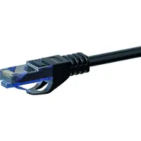 Dsit Câble réseau CAT6a 100% cuivre - U/UTP - 2 mètres - noir