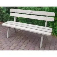 Finesse Banc de jardin en bois 150 cm. XL. Résistant aux intempéries – banc de jardin robuste en bois massif, banc confortable pouvant accueillir 3 personnes, banc de jardin durable,