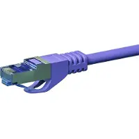 Dsit CAT 6a câble réseau LSOH - S/FTP - 5 mètres - violet