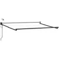 vidaXL Armature de store électrique anthracite 3 x 2,5 m en aluminium