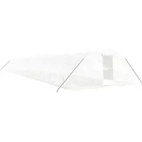 vidaXL Serre avec châssis en acier Blanc 120 m² 24x5x2,3 m