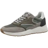 Tamaris Baskets basses gris / olive / blanc