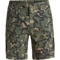 Quiksilver Shorts de bain 'Half 19' beige / vert / noir