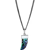 KUZZOI Chaîne bleu / noir / argent