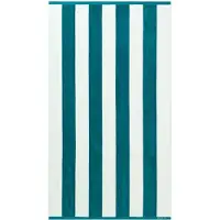 Gant Serviette de plage pétrole / blanc