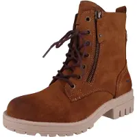 Mustang Bottines à lacets marron châtaigne