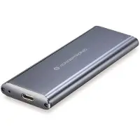 Conceptronic HDE01G SSD Gehäuse M.2 USB3.1 Type-C SSD grau