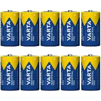 Varta 10 piles alcalines R-14 LR14 C 1,5 V Industrial Pro
