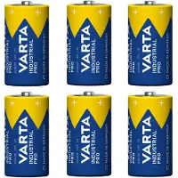 Varta 6 piles alcalines R-14 LR14 C 1,5 V Industrial Pro