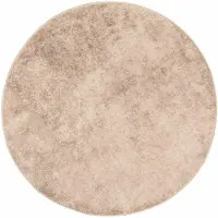 vidaXL Tapis de couloir MARSA Beige 120 x 120 cm Polyester et PVC