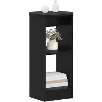 vidaXL Armoire d'appoint , noir, aggloméré
