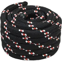 vidaXL Corde de bateau Noir PP
