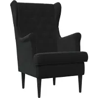 vidaXL fauteuil Noir Velours