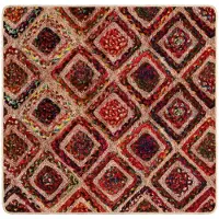 vidaXL Tapis de couloir MARSA Multicolore 100 x 100 cm Polyester et PVC