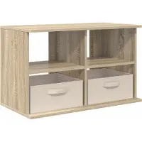 vidaXL Meuble TV avec tiroirs , chêne Sonoma, 79 x 40 x 48 cm