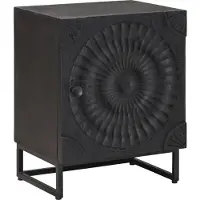 vidaXL Cabinet de chevet Noir 40 x 30 x 50 cm