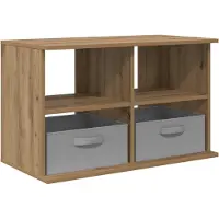 vidaXL Support TV, 79 x 40 x 48 cm, finition chêne artisanal