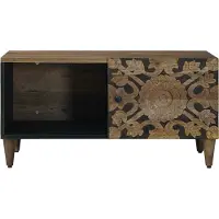 vidaXL Table basse marron 80 x 50 x 40 cm bois massif mangue