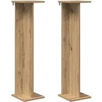 vidaXL Support de Plante 2 pcs Chêne Artisanal 25 x 25,5 x 100,5 cm