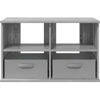 vidaXL Meuble TV avec tiroirs , gris Sonoma, 79 x 40 x 48 cm