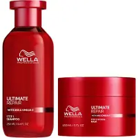 Wella Ultimate Repair Shampoo and Mask Bundle for Damaged Hair