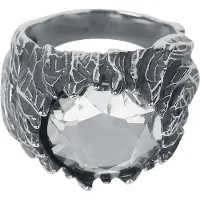 EtNox hard and heavy Bague de - Eiszeit - pour Unisexe - couleur argent - Taille 56