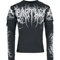 Heartless T-shirt manches longues Gothic de - Akumu - Haut Homme - S - 3XL - pour Homme - noir - Taille 3XL