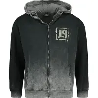 Linkin Park Sweat-shirt zippé à capuche de - Meteora Spray - S - XXL - pour Homme - gris - Taille XL