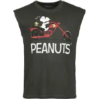 Snoopy Débardeur de - - Motorbike - XL - 3XL - pour Homme - noir - Taille XXL