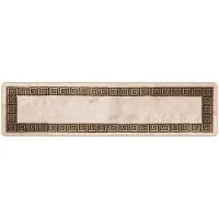 vidaXL Tapis de couloir MARSA Noir 50 x 200 cm Polyester et PVC