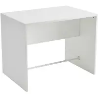 Poldimar Table de bar Bavo | 120 x 80 x 95 cm | Blanc