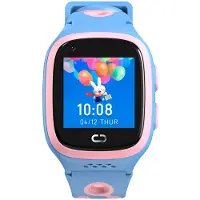 Canyon Kids Watch ZEFIR KW-49 E-SIM 4G GPS WiFi Video Music Games English learning, Pink&Blue (43 mm, 4G)
