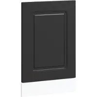 vidaXL Panneau de cache pour lave-vaisselle Kalmar, noir, 45 x 1,5 x 57 cm, aggloméré