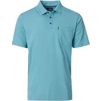 Casamoda Polo Stretch Bleu clair Bleu Turquoise taille 3XL