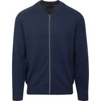 Casa Moda Vestes en maille bleu marine