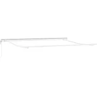 vidaXL Store extensible vert et jaune 450 x 350 cm