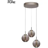 Neuhaus Lampe pendante Vide Pure E-Infinty Bronce avec verre ambré