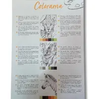 Clairefontaine Bloc de coloriage multi-techniques A4 20 feuilles Odelia Les animaux