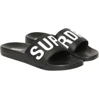 Superdry Claquettes / Tongs noir / blanc