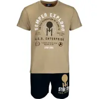 Star Trek Pyjama de - Semper Exploro - M - 4XL - pour Homme - multicolore - Taille 3XL
