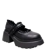 Altercore Talons hauts Gothic de - Nina Black - EU37 - EU40 - pour Femme - noir - Taille EU 40